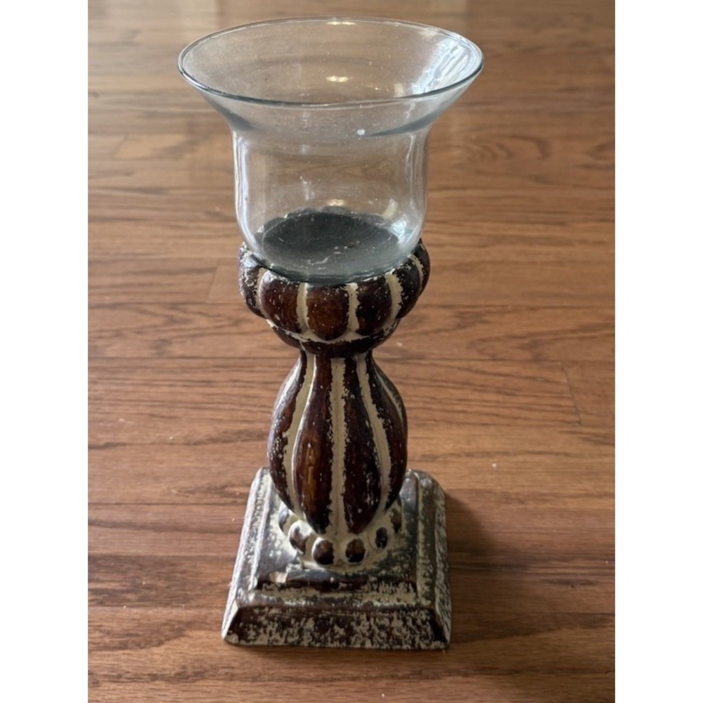 Southern Living at Home Historic Bell Jar Large 11.5" Candleholder #40060 EUC